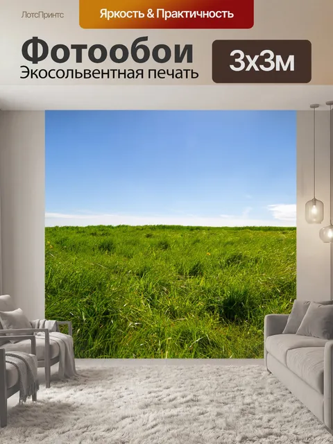 Фотообои Зеленая трава