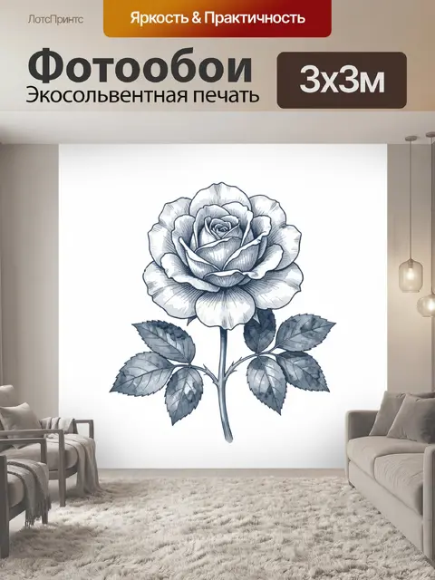 300 × 300 см · Экосольвентная печать