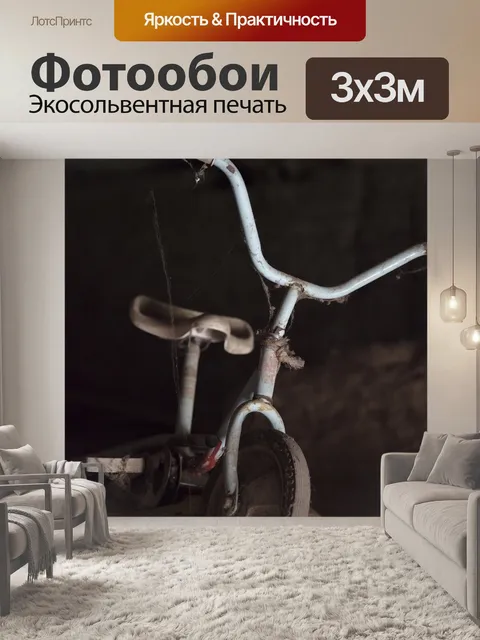 Фотообои Трехколесный велосипед