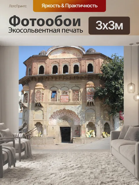 Фотообои Дом с патиалой