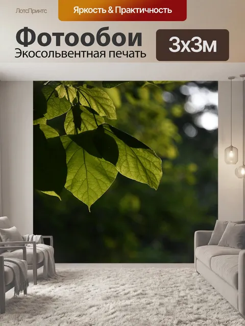 Фотообои Листья