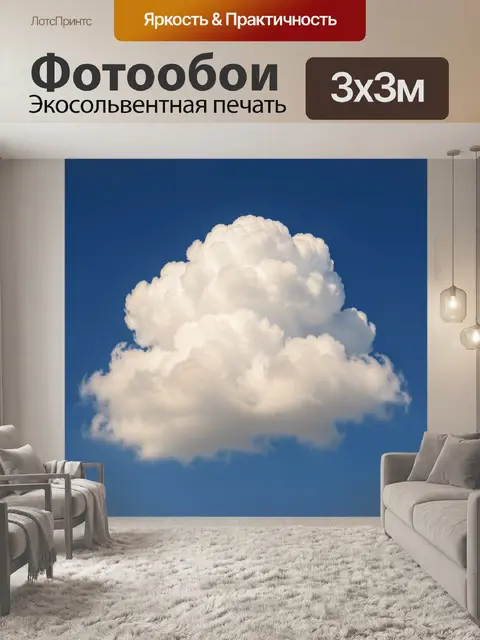 300 × 300 см · Экосольвентная печать