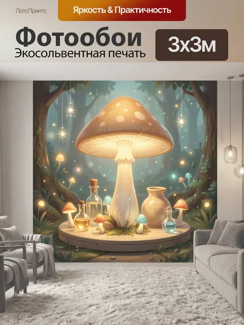 300 × 300 см · Экосольвентная печать
