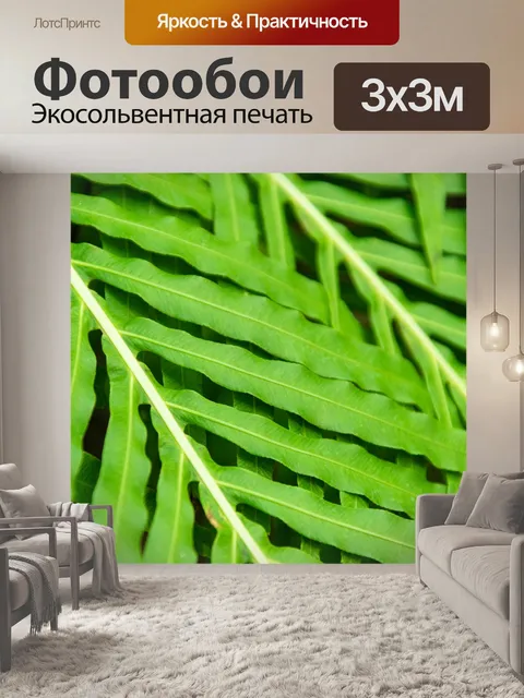 Фотообои Зеленые листья