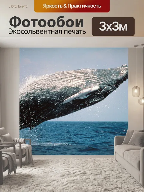 Фотообои Горбатый кит