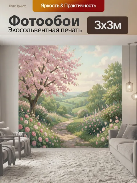300 × 300 см · Экосольвентная печать
