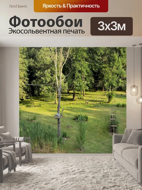 Фотообои Задний двор