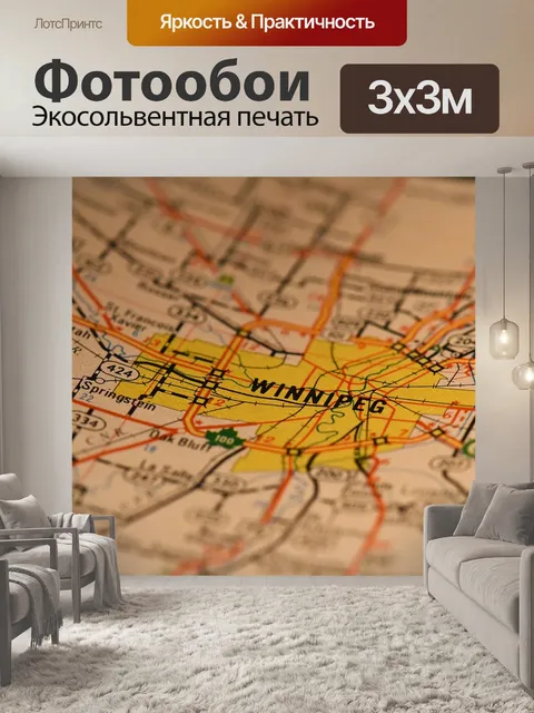 Фотообои Карта