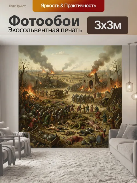 300 × 300 см · Экосольвентная печать