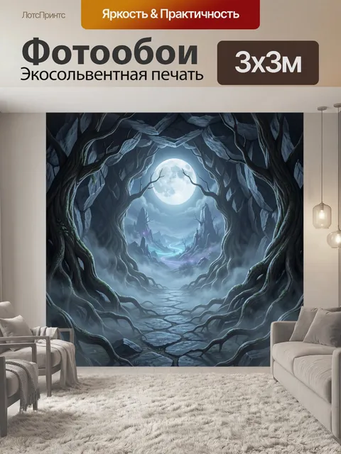 300 × 300 см · Экосольвентная печать