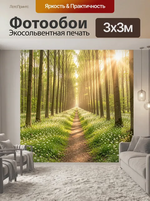 300 × 300 см · Экосольвентная печать