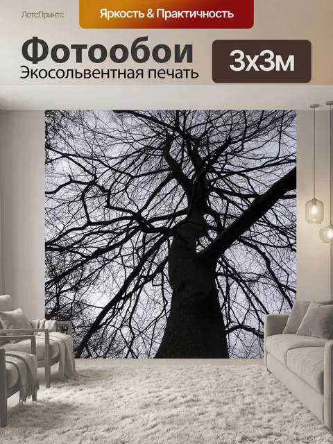 Фотообои Дерево силуэт