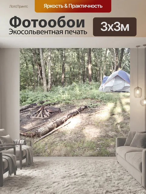 Фотообои Лесной лагерь