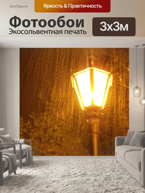 Фотообои Сильный дождь