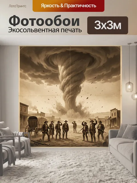 300 × 300 см · Экосольвентная печать