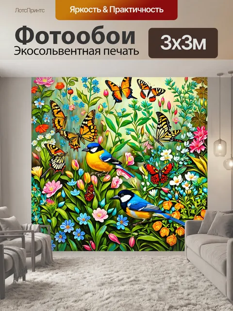 Фотообои природа в стиле альфонса муха