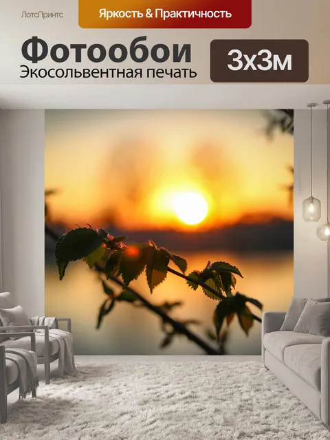 Фотообои Заход солнца