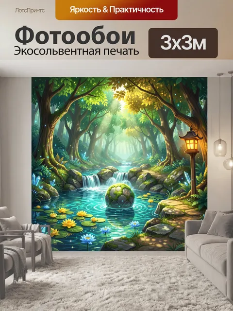 300 × 300 см · Экосольвентная печать