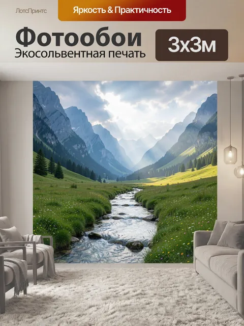 300 × 300 см · Экосольвентная печать