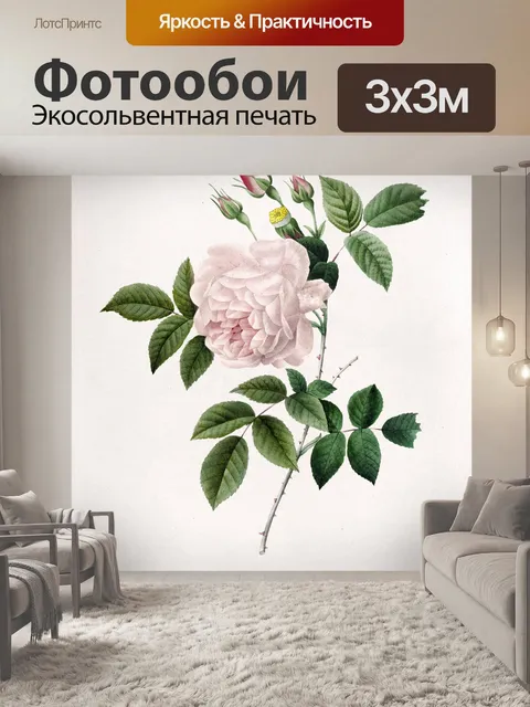 Фотообои Роза винтаж модерн старый