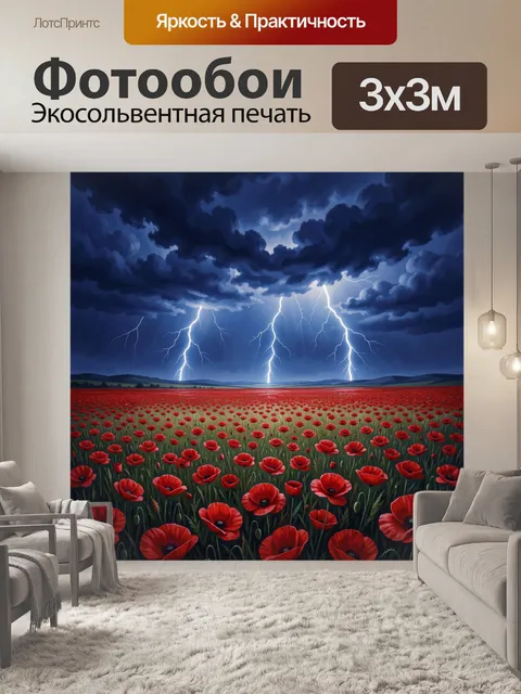 300 × 300 см · Экосольвентная печать