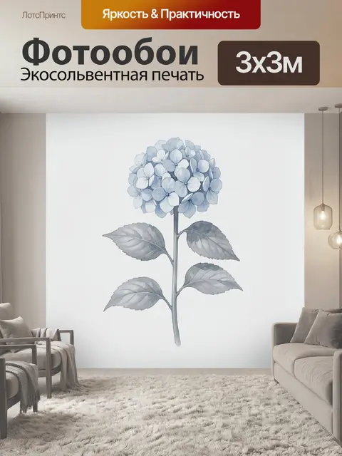 300 × 300 см · Экосольвентная печать