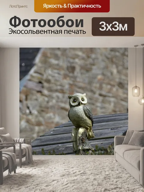 Фотообои Сова резная