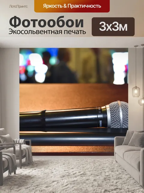 Фотообои Микрофон