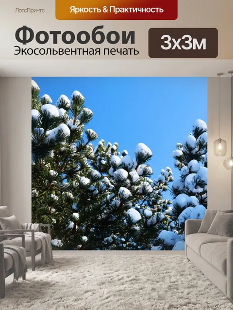 Фотообои Снег
