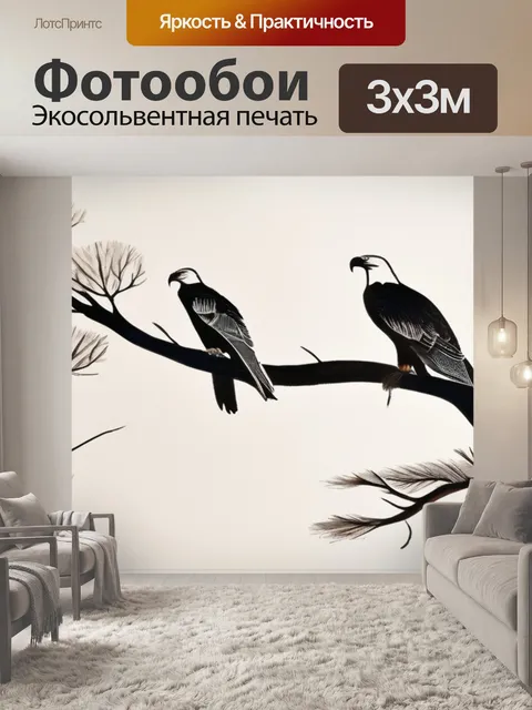 Фотообои птицы орлов