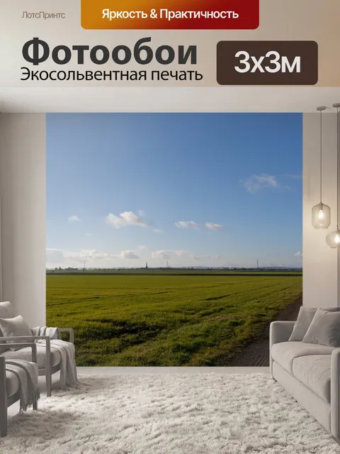 Фотообои Метка поля