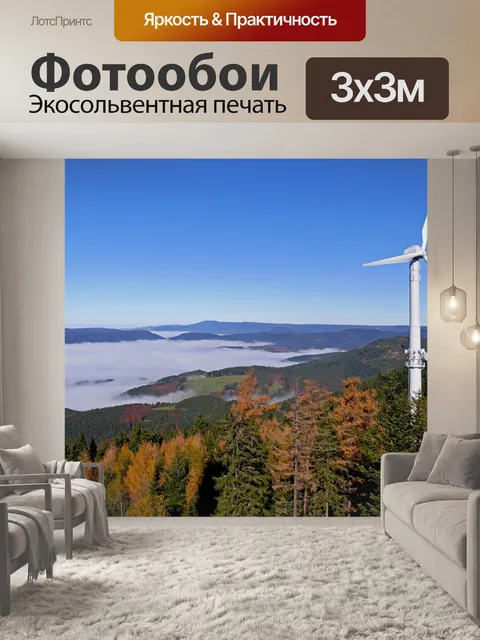 Фотообои Черный лес