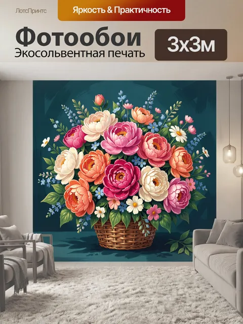 300 × 300 см · Экосольвентная печать