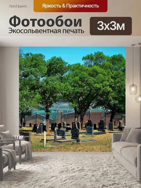 Фотообои военная могила двор