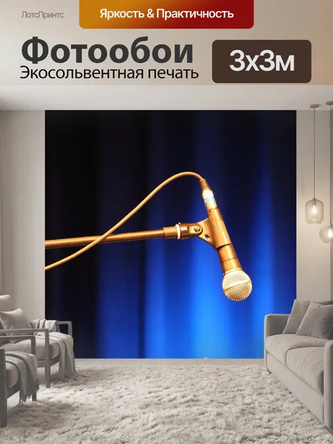 Фотообои Микрофон