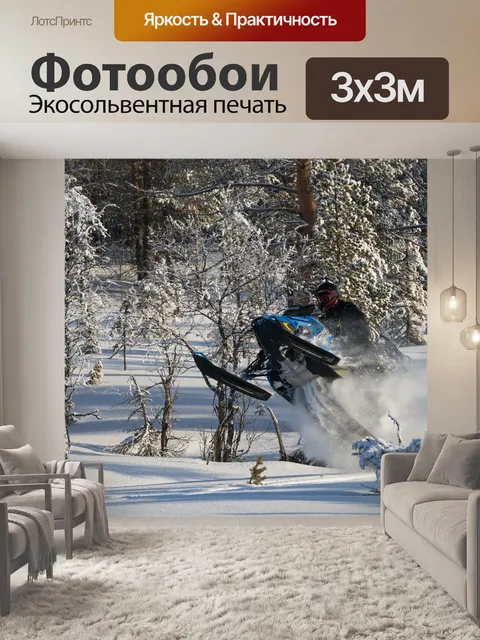 Фотообои Снегоход