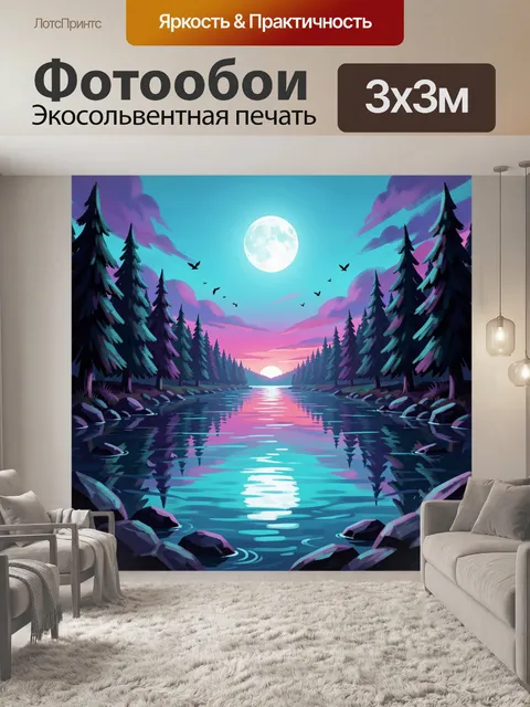 300 × 300 см · Экосольвентная печать