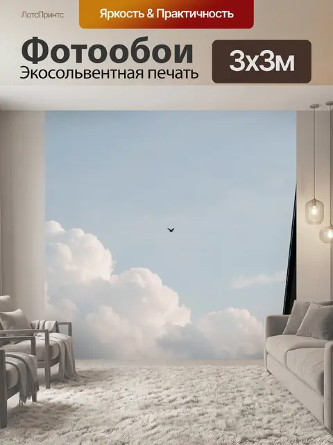 300 × 300 см · Экосольвентная печать