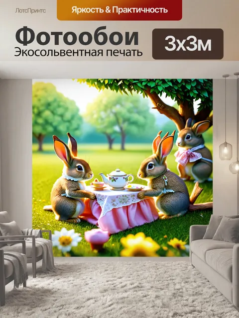 Фотообои животные в стиле викторианский