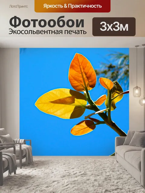 Фотообои Листья