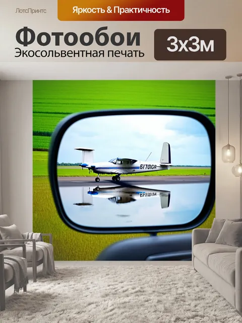 Фотообои на старинном аэродроме