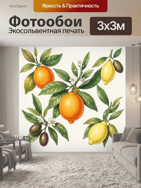 300 × 300 см · Экосольвентная печать