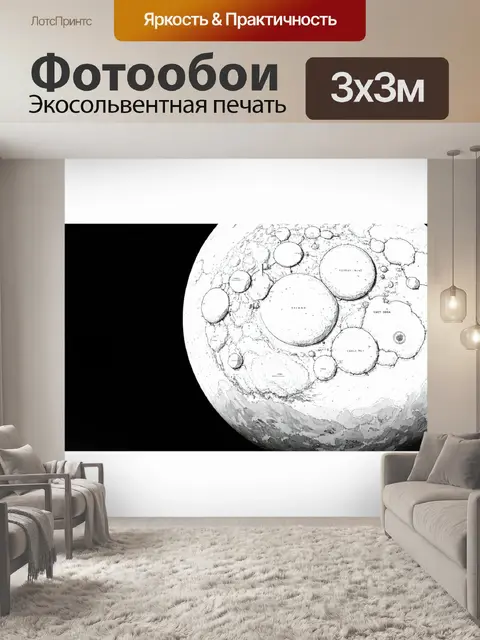 Фотообои космос в стиле аналитический рисунок, представляющие различные типы атмосфер планет и их химический состав
