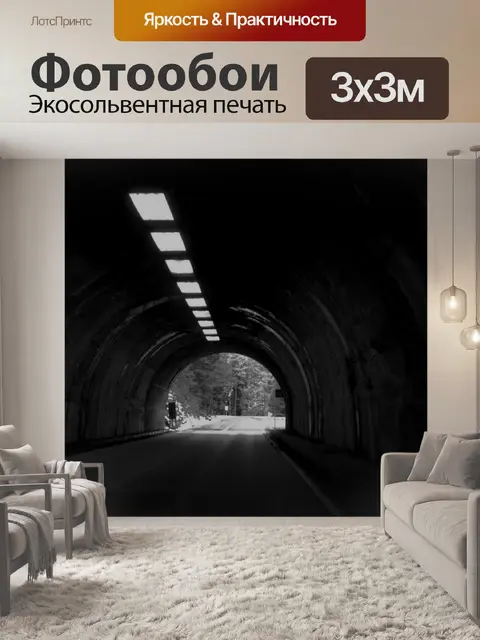 Фотообои туннельный