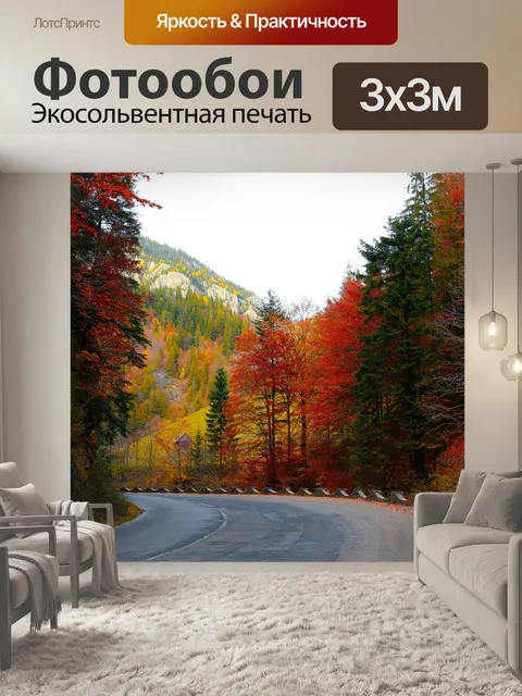 Фотообои Лесная дорога