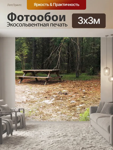 Фотообои Стол для пикника