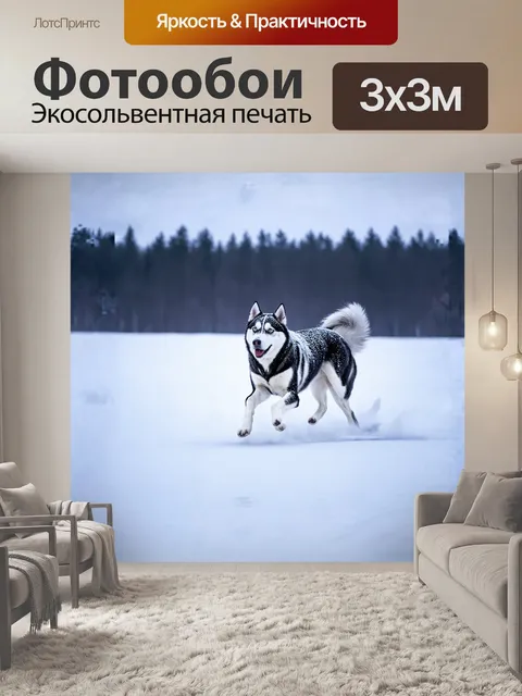 Фотообои на бескрайних просторах ледяного мира