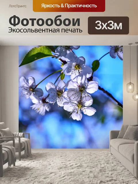 Фотообои Вишня в цвету