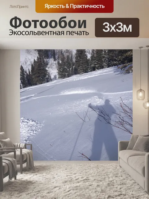 Фотообои Кататься на лыжах