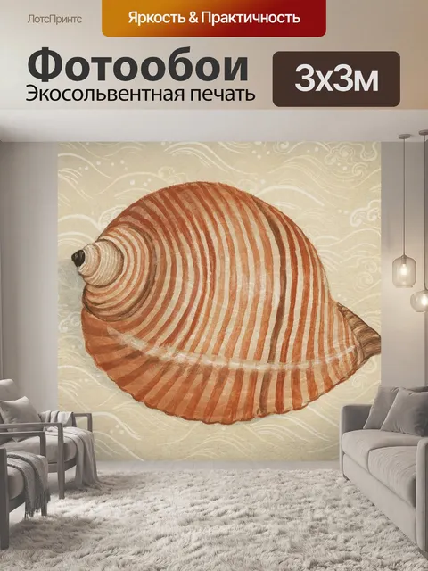 Фотообои Ракушки старинные плакат искусства